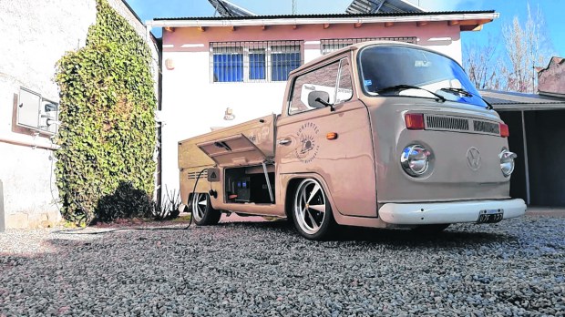 El primer vehículo eléctrico convertido en Bariloche