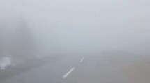 Imagen de Vuelve la lluvia y también la niebla a la Ruta 40: precaución extrema entre Bariloche y El Bolsón