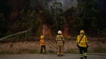 Imagen de Ya más de 2700 hectáreas afectadas por el incendio en El Bolsón: el viento complica las tareas