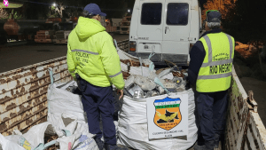 Los atraparon con bolsones de cobre, medidores, aluminio y grampas de alta tensión en Allen: se dio inicio a una investigación