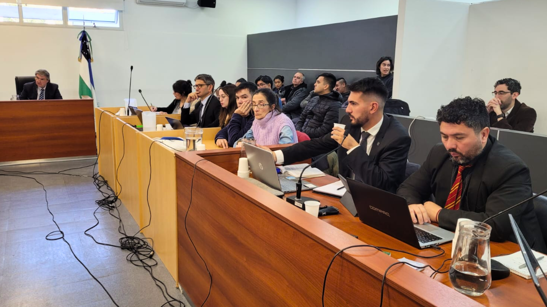 La sala 6 del Poder Judicial de Cipolletti será sede del juicio por jurados por la muerte de Jorge Gatica. Foto Comunicación Judicial de Río Negro.