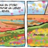 Imagen de "Pintar un lienzo", la nueva tira de Chelo Candia en el Voy llena de colores