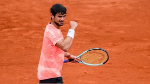 Mariano Navone debutó con victoria en el Masters 1000 de Roma y ahora enfrentará a Sinner