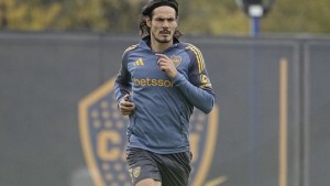 Edinson Cavani no se entrenó con el plantel y encendió las alarmas en Boca