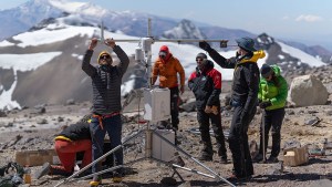 Cómo estudiarán más el cambio climático desde el Aconcagua 